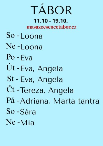 ANGELA,ČT 16.10.